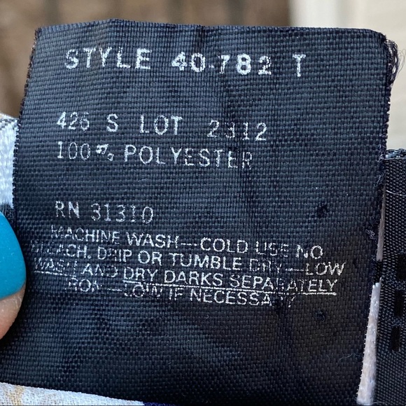 Vintage 90s does 30s Cottagecore Floral Ruffle Tea MIDI Empire Waist Dress - Picture 10 of 10